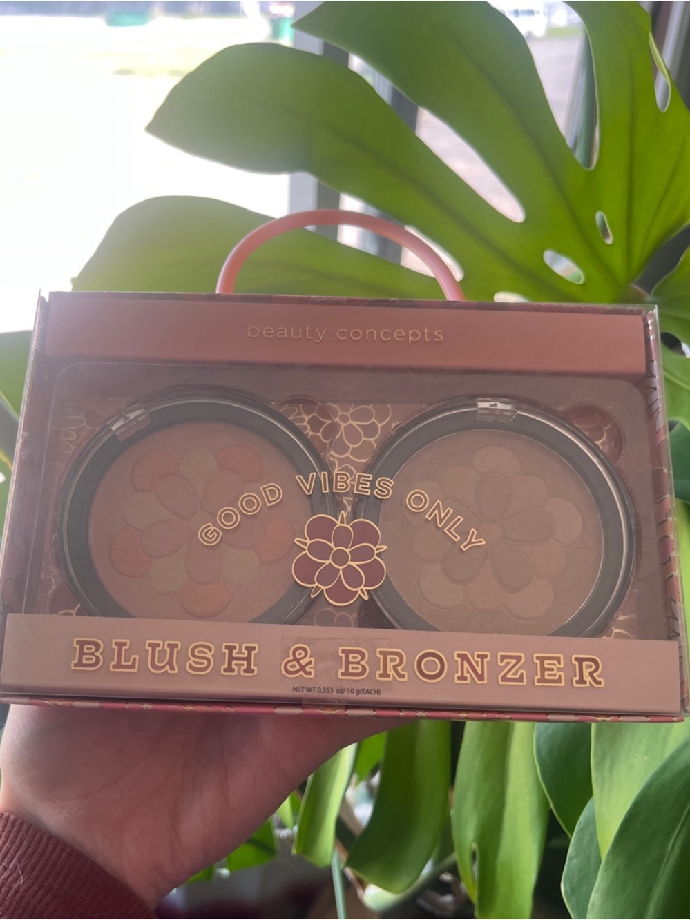 Good Vibes Only Blush & Bronzer Palette - Pink